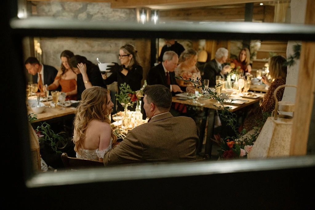 Wedding couple at The Saluda Inn