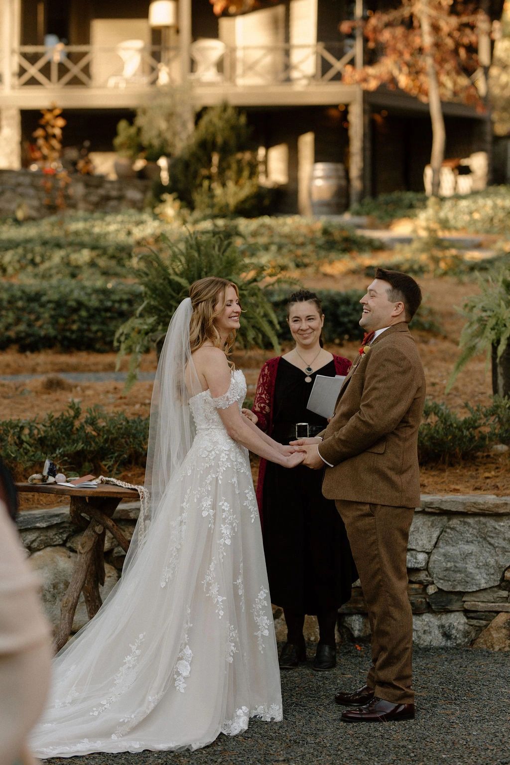 Micro wedding at The Saluda Inn