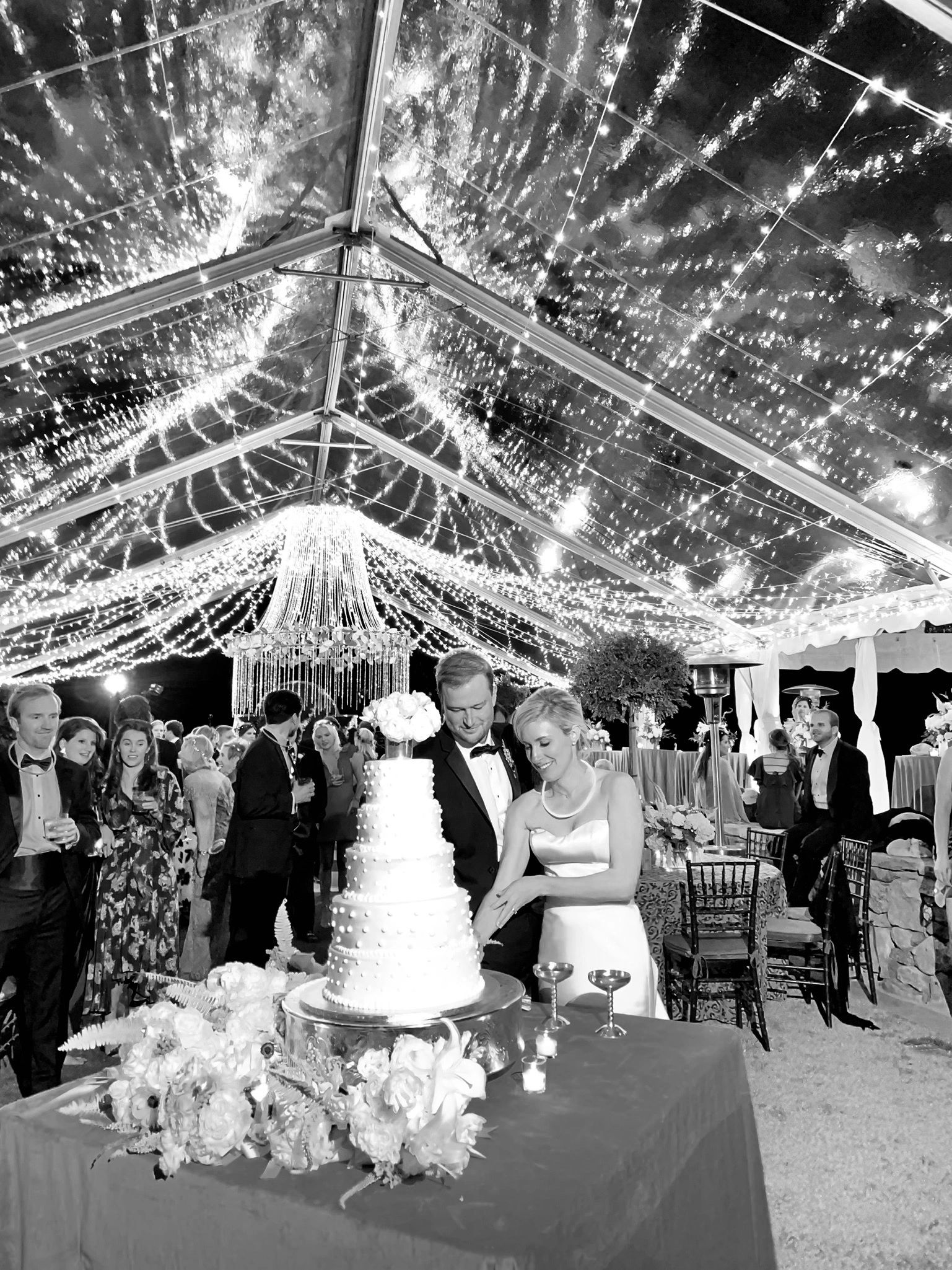 Wedding ceremony at The Saluda Inn — historic boutique hotel wedding venue Saluda NC