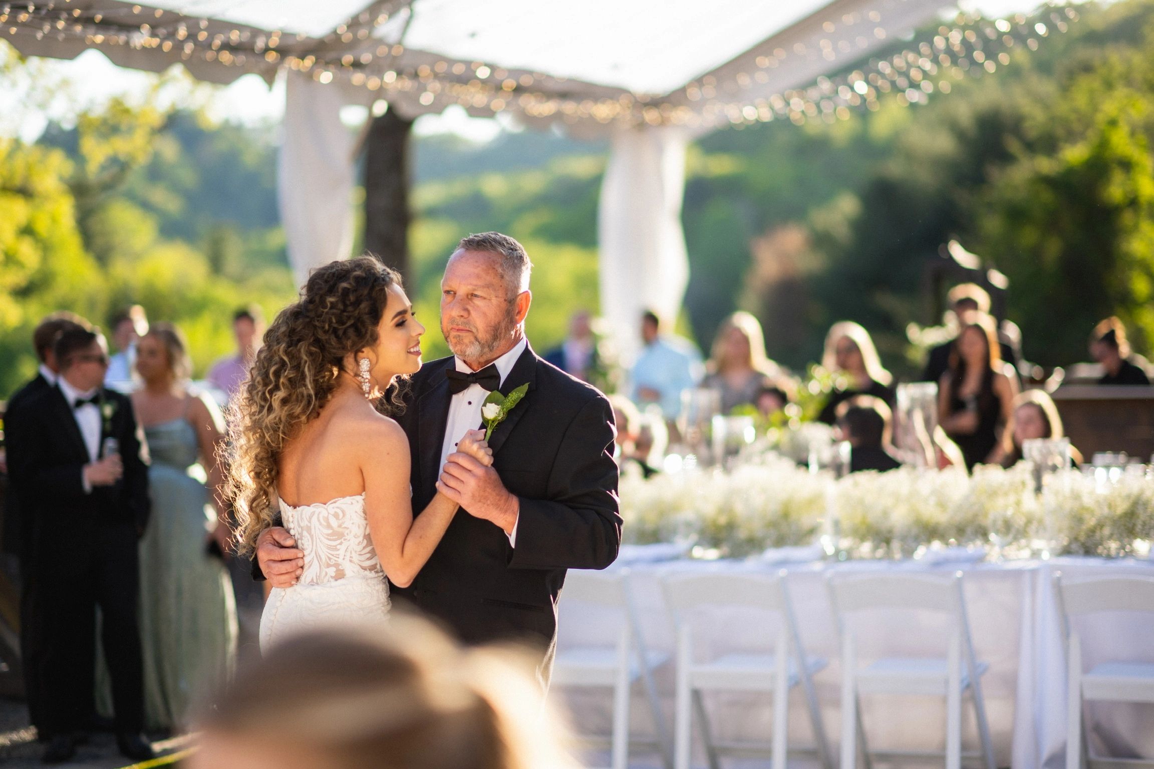 Wedding celebration at The Saluda Inn, mountain event venue WNC