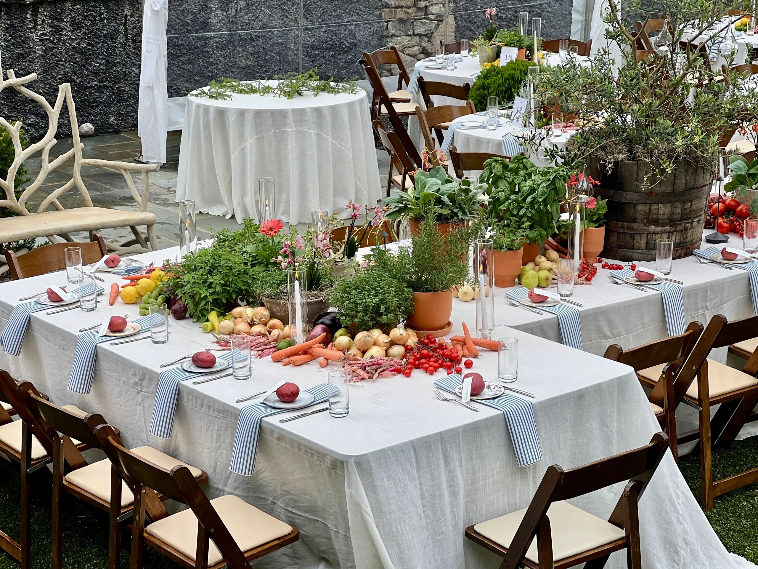 Wedding ceremony at The Saluda Inn — outdoor wedding venue Blue Ridge Mountains