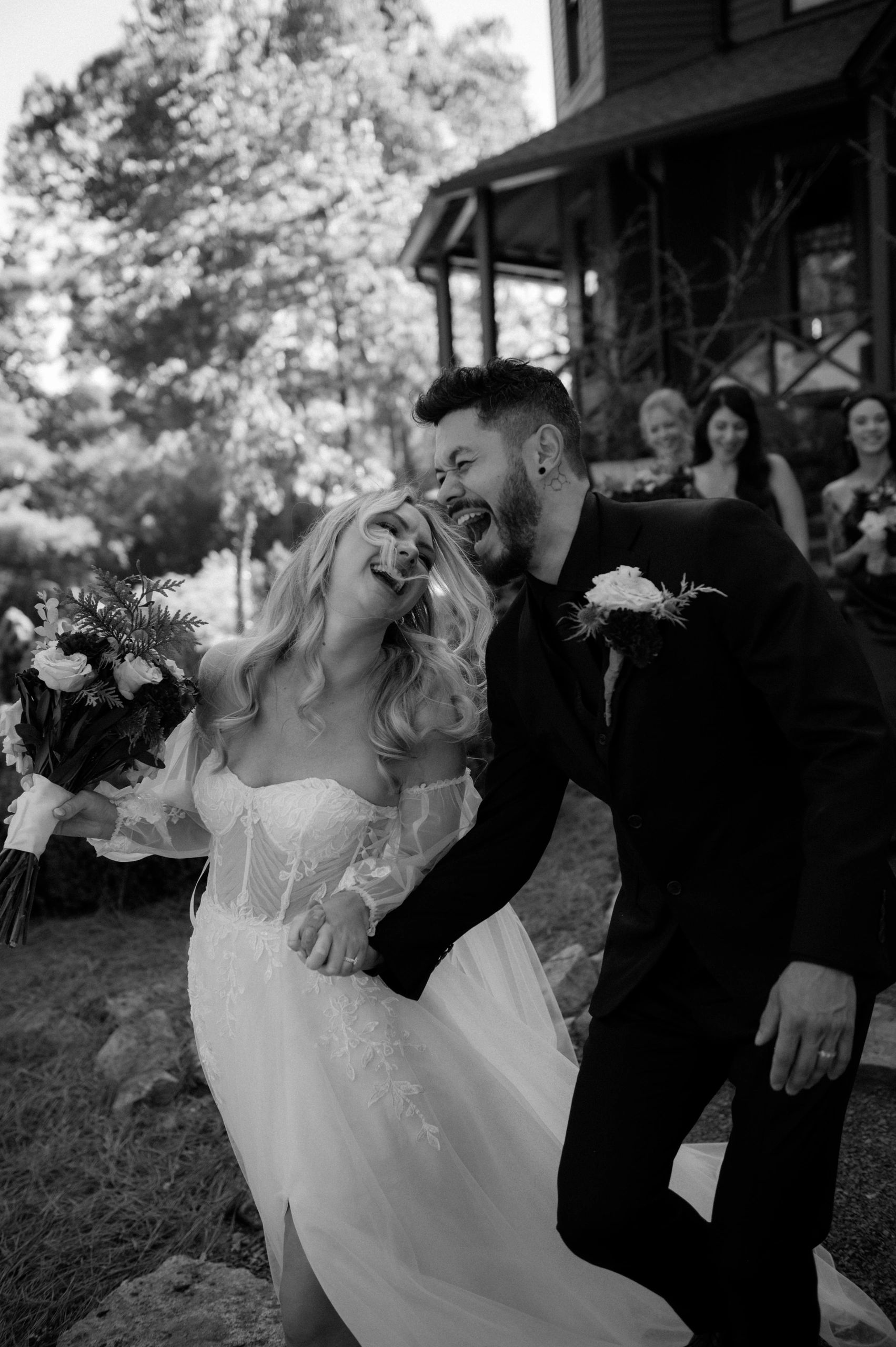 Wedding at The Saluda Inn — historic Blue Ridge mountain wedding venue WNC