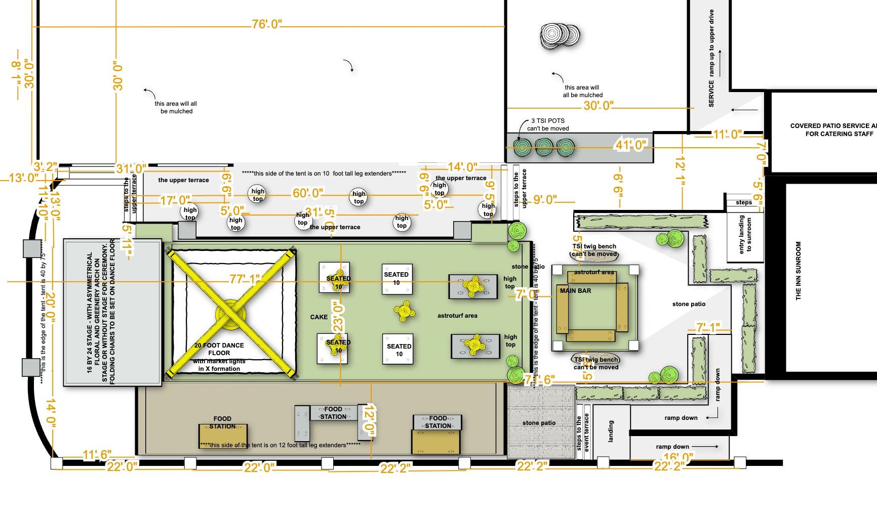 Event floorplan example 1