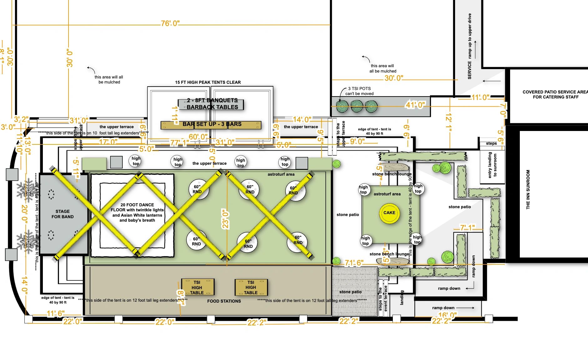 Event floorplan example 2