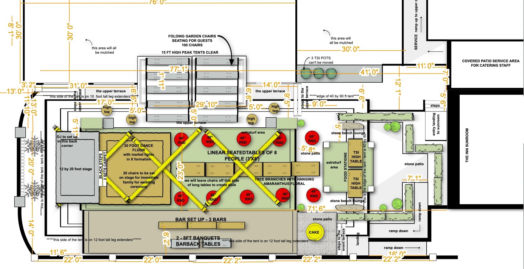 Event floorplan example 3