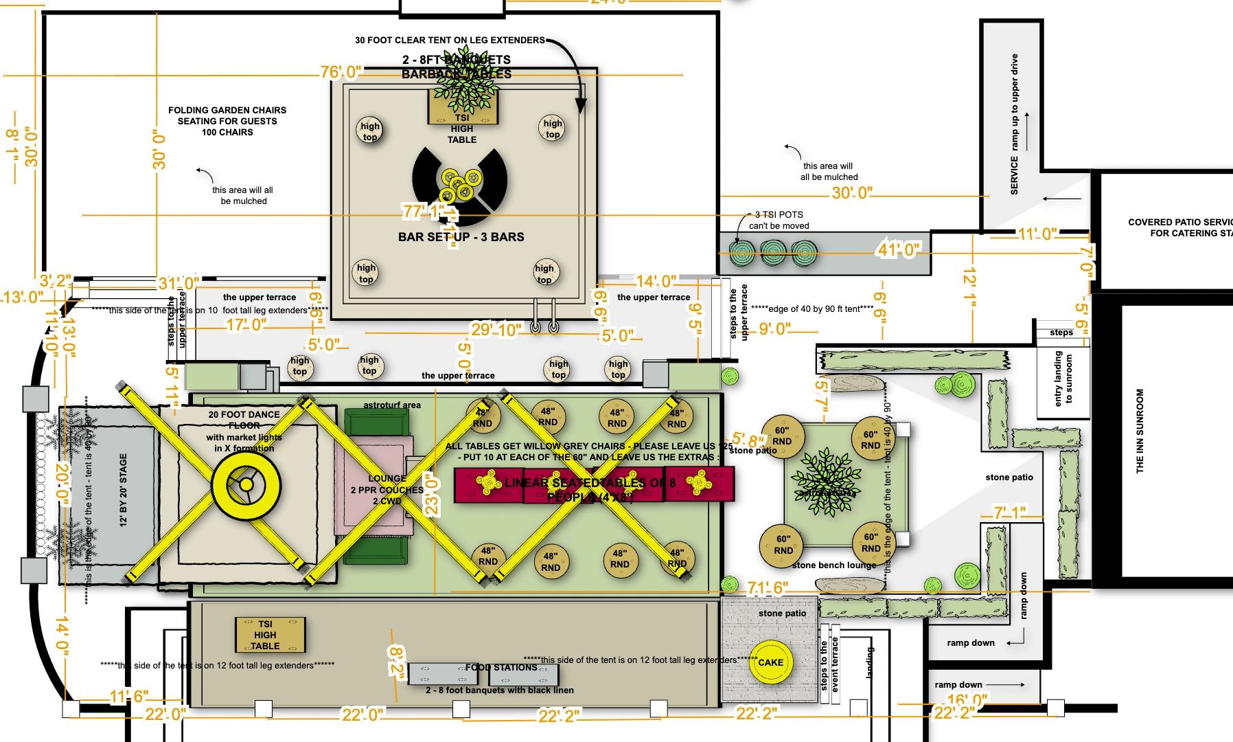 Event floorplan example 4
